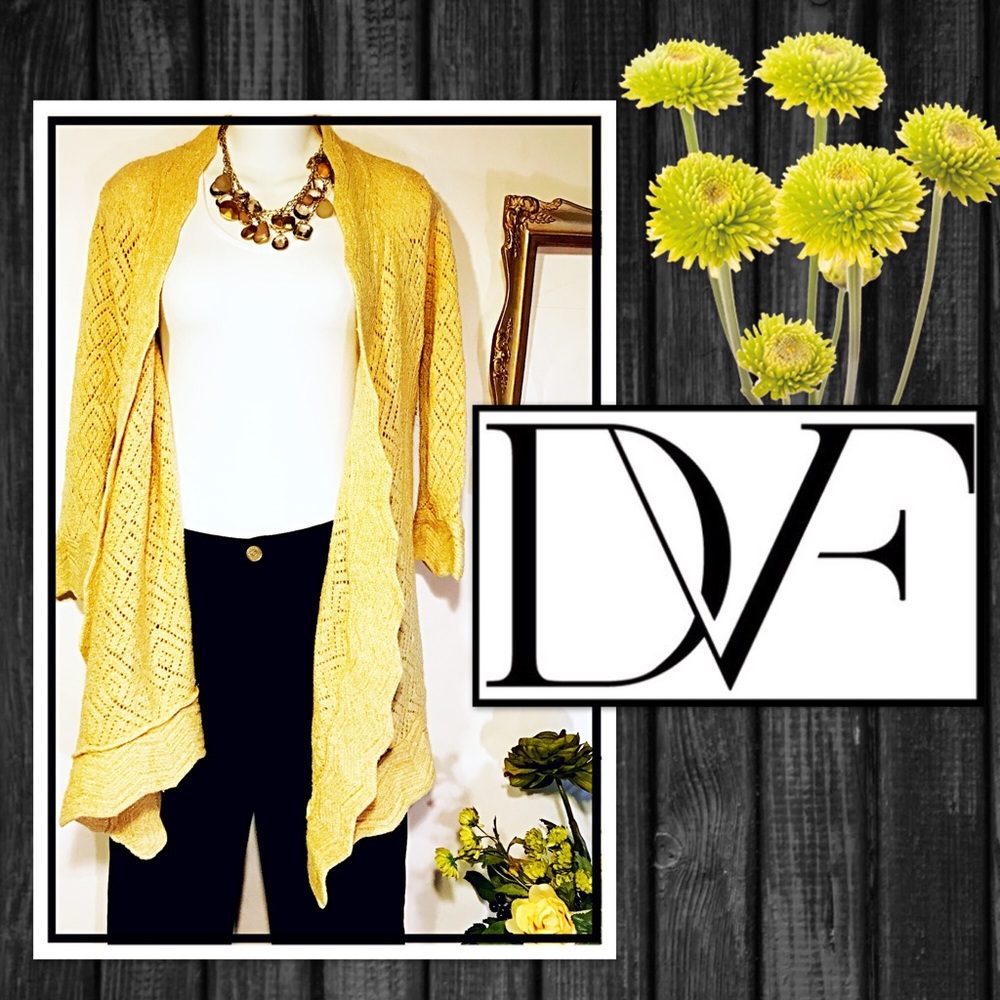 Gorgeous DIANE VON FURSTENBURG Metallic Drape